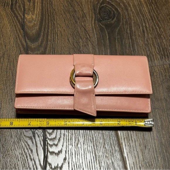 CARTIER Trinity Leather Bifold Long Wallet Rose pink Ladies - Picture 6 of 16